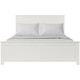 White Solid Wood Queen Bed Frame