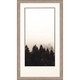 Misty Peak II Silver Framed Print Wall Art