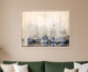 Sailboats in Fog White Floater Frame Print Wall Art