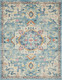 9' X 12' Ivory Floral Power Loom Area Rug