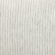 20" Brown and White Striped Cotton Throw Pillow