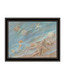 Seashore Star Black Framed Print Wall Art