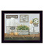Fluffy Towels Black Framed Print Wall Art