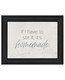 It's Homemade Black Framed Print Wall Art