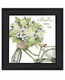 SCATTER YOUR JOY WITH FLOWERS Black Framed Print Wall Art