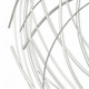 26" X 26" Silver Metal Circle