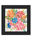 Spring Floral Black Framed Print Wall Art