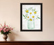 Floral Bouquet Black Framed Print Wall Art