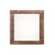 6" x 6" Brown Solid Wood Tabletop Picture Frame