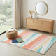 4' X 6' Pink Abstract Area Rug