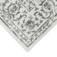 2' X 3' Ivory And Gray Floral Area Rug