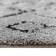 8' X 12' Black And Gray Geometric Shag Area Rug