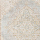 9' X 13' Tan And Gray Medallion Distressed Area Rug