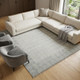 9' X 12' Gray And Blue Geometric Flatweave Handmade Distressed Area Rug With Fringe