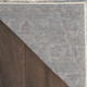 5' X 7' Gray and Ivory Moroccan Power Loom Washable Area Rug