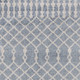 8' Blue Moroccan Runner Rug