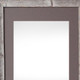 16" x 20" Gray Distressed Solid Wood Hanging Picture Frame