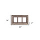 5" x 7" Gray Solid Wood Hanging Picture Frame with Mat
