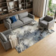 9' X 12' Beige and Gray Abstract Power Loom Area Rug