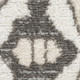 4' X 6' Gray and Ivory Medallion Power Loom Distressed Area Rug