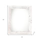 8.5" x 11" White Solid Wood Hanging Picture Frame