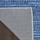 4' X 6' Blue Abstract Washable Non Skid Area Rug