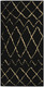 2' X 4' Beige And Black Floral Distressed Area Rug