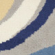 2' X 4' Gray and Blue Geometric Power Loom Area Rug