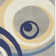 3' X 5' Gray and Blue Geometric Power Loom Area Rug