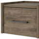 10" Brown Wood One Drawer Floating Nightstand