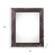 18" x 24" Black Solid Wood Hanging Picture Frame