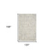 10' X 14' Ivory and Gray Abstract Area Rug
