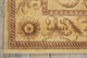 5' X 7' Ivory And Gold Floral Non Skid Area Rug