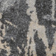 4' X 6' Ivory Black and Gray Abstract Distressed Area Rug