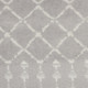8' X 12' Gray and Ivory Moroccan Distressed Non Skid Area Rug