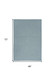 4' X 6' Aqua And Ivory Geometric Indoor Outdoor Area Rug