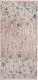 2' X 4' Pink Gray and Blue Floral Area Rug