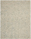 8' X 12' Ivory Blue and Green Wool Chevron Area Rug