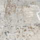 4' X 6' Ivory Black and Gray Abstract Non Skid Area Rug