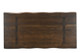 86" Dark Brown Wood Live Edge Dining Table