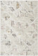 4' X 6' Beige Ivory and Gray Abstract Non Skid Area Rug