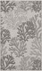 3' X 5' Gray Black And Ivory Nautical Indoor Outdoor Area Rug