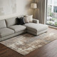 9' X 12' Gray and Ivory Abstract Non Skid Area Rug