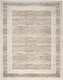 5' X 7' Ivory And Brown Geometric Area Rug