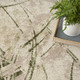 7' X 9' Green Abstract Area Rug
