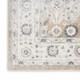 7' X 9' Tan Floral Distressed Area Rug