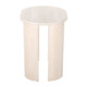 24" Natural Solid Wood Oval End Table