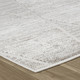 5' X 8' Gray and Ivory Geometric Distressed Area Rug