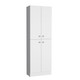 12" White Wood Pantry Or Storage Closet