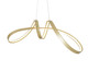 Gold Metal LED Dimmable Chandelier
